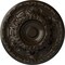 Ekena Millwork Granada Ceiling Medallion (Fits Canopies up to 7 1/8"), Hand-Painted Stone Hearth, 19"OD x 1 1/2"P CM19GASHF - alternate 1